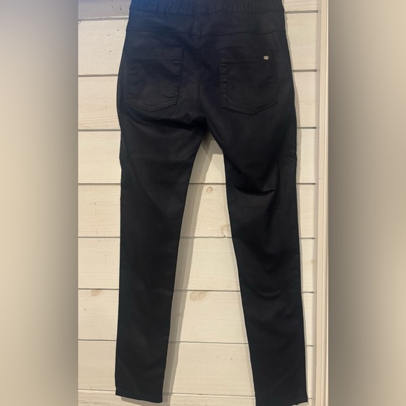 Bevy Flog Women's Elastic Drawstring Shely Pants In Snakeskin  Dark Navy 24 - Picture 12 of 14